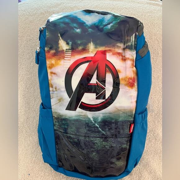 Avengers Marvel Backpack with Laptop Sleeve and Stickers Disney Parks NWT - Picture 1 of 11